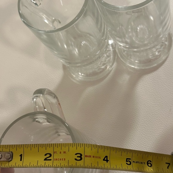 Set 4 Vintage Style Irish Coffee Glass Mugs – Clear Pedestal Footed Cups Bar - Picture 8 of 16